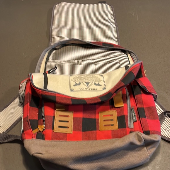 field & co Bags Busch Beer Flannel Backpack Poshmark